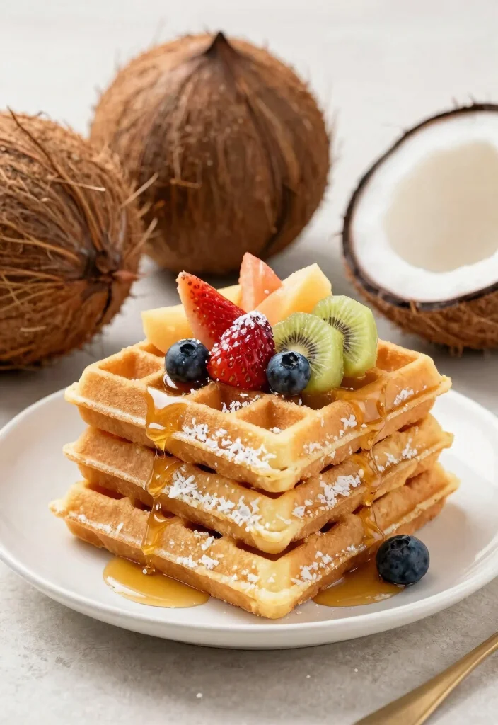 14 Easy Breakfast Recipes That Will Kickstart Your Day with Nutrition! - 12. Coconut Flour Waffles 1
