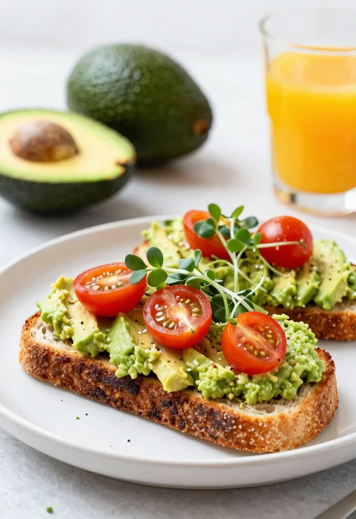 14 Easy Breakfast Recipes That Will Kickstart Your Day with Nutrition! - 2. Savory Avocado Toast 1