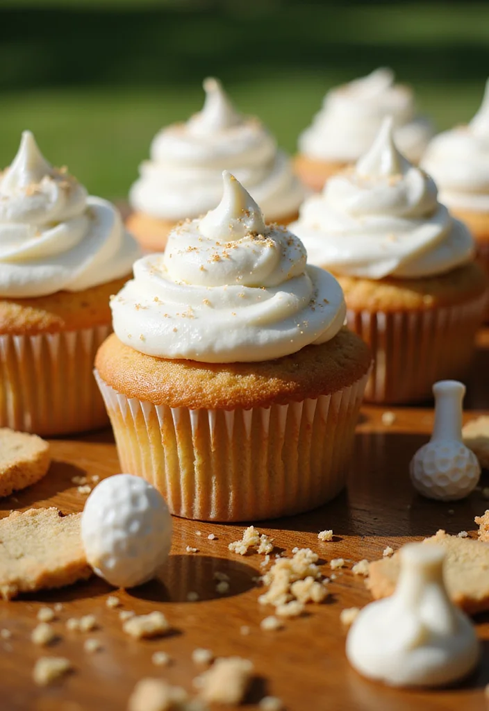 16 Golf Cupcake Designs: Mini Treats for Your Next Golf Event - 1. Golf Ball Cupcakes 1