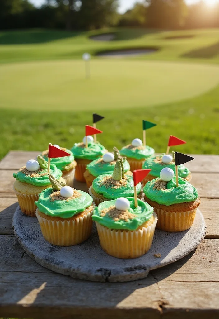 16 Golf Cupcake Designs: Mini Treats for Your Next Golf Event - 3. Putting Green Cupcakes 1