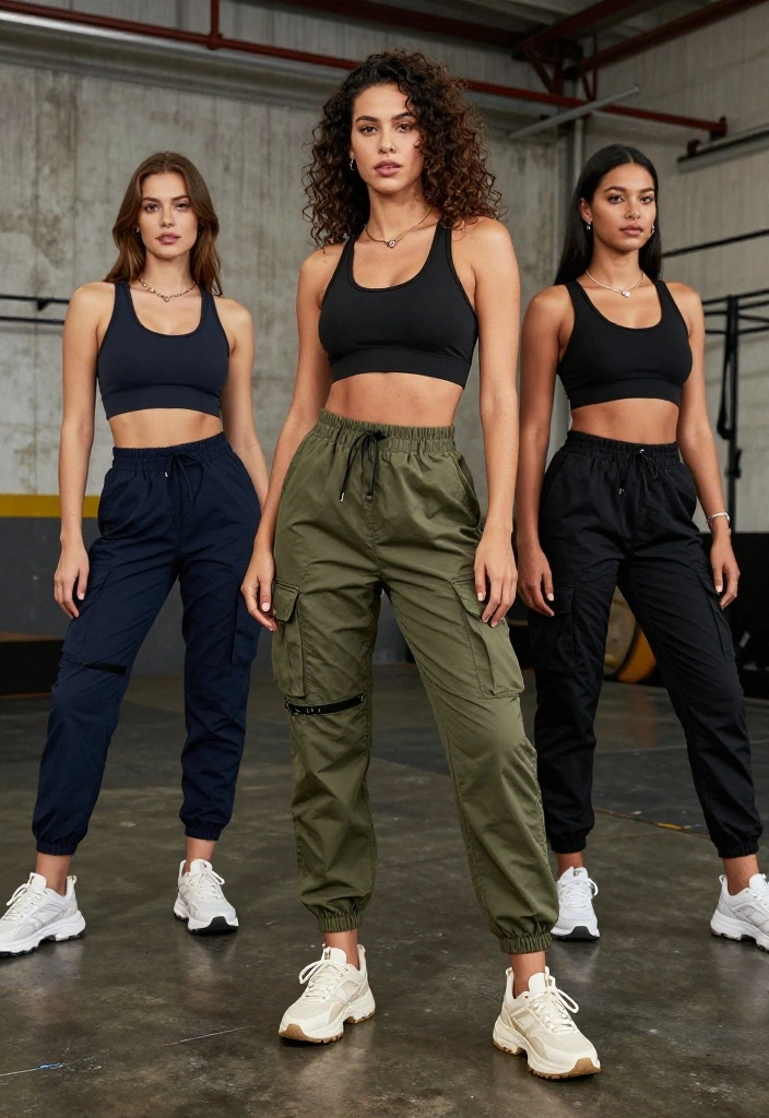 18 Alt Workout Outfits for Gym-Goers Who Refuse to Wear Basic Activewear - 11. Cropped Utility Jumpsuits with Sneakers 1
