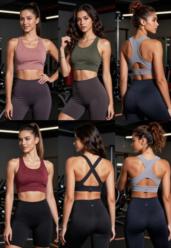 18 Alt Workout Outfits for Gym-Goers Who Refuse to Wear Basic Activewear - 7. Layered Tank Tops with Unique Back Cuts 1