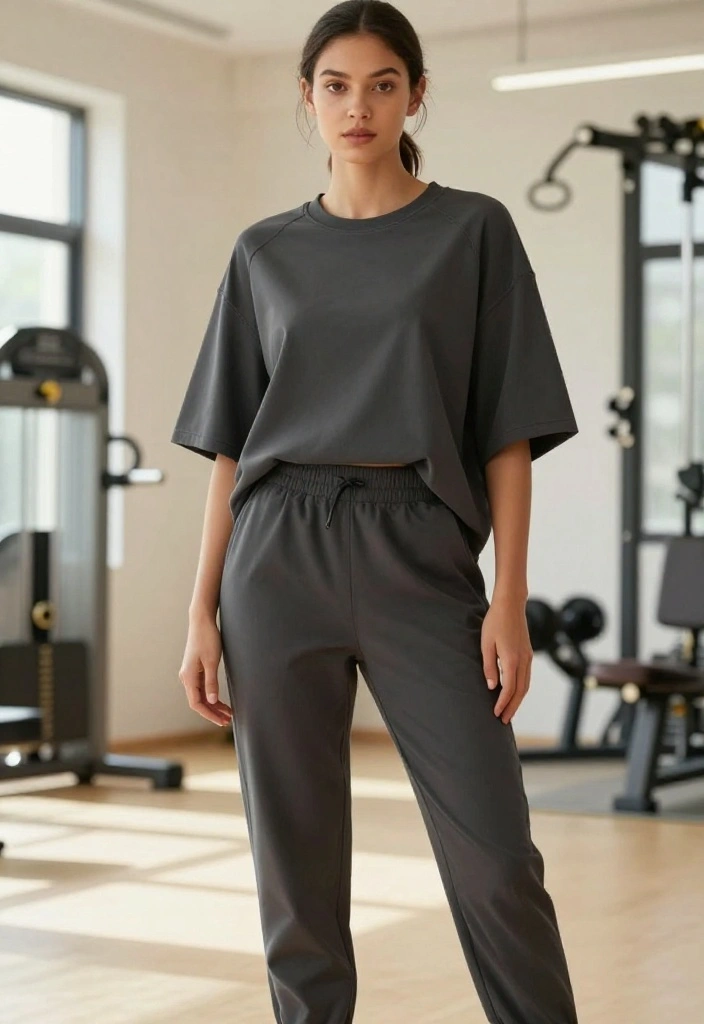 18 Baggy Workout Outfits That Are Comfortable Without Looking Sloppy - 17. The Right Fit 1