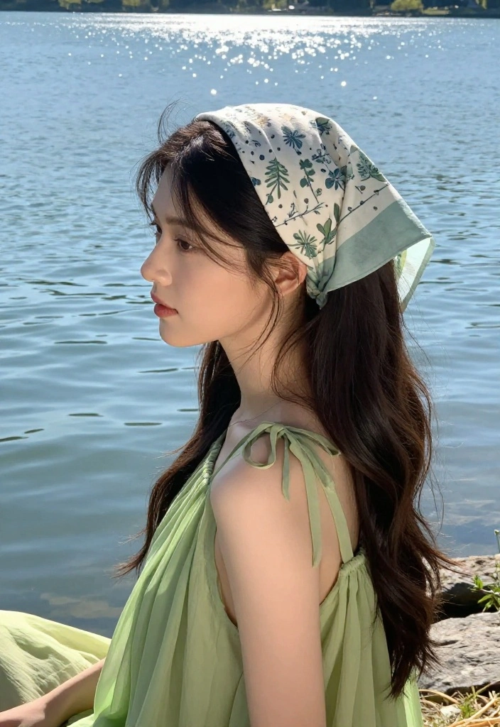 18 Cute Bandana Lake Hairstyles You Absolutely Must Try - 7. Bandana Hair Wrap 1