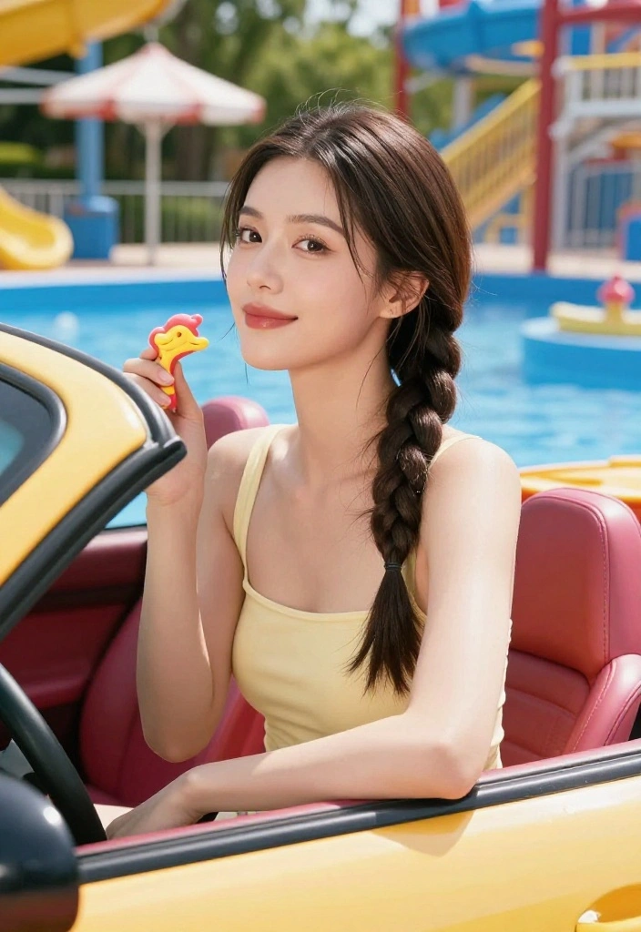 18 Easy Waterpark Hairstyles You Can Do Quickly in the Car - 7. Side Braid 1