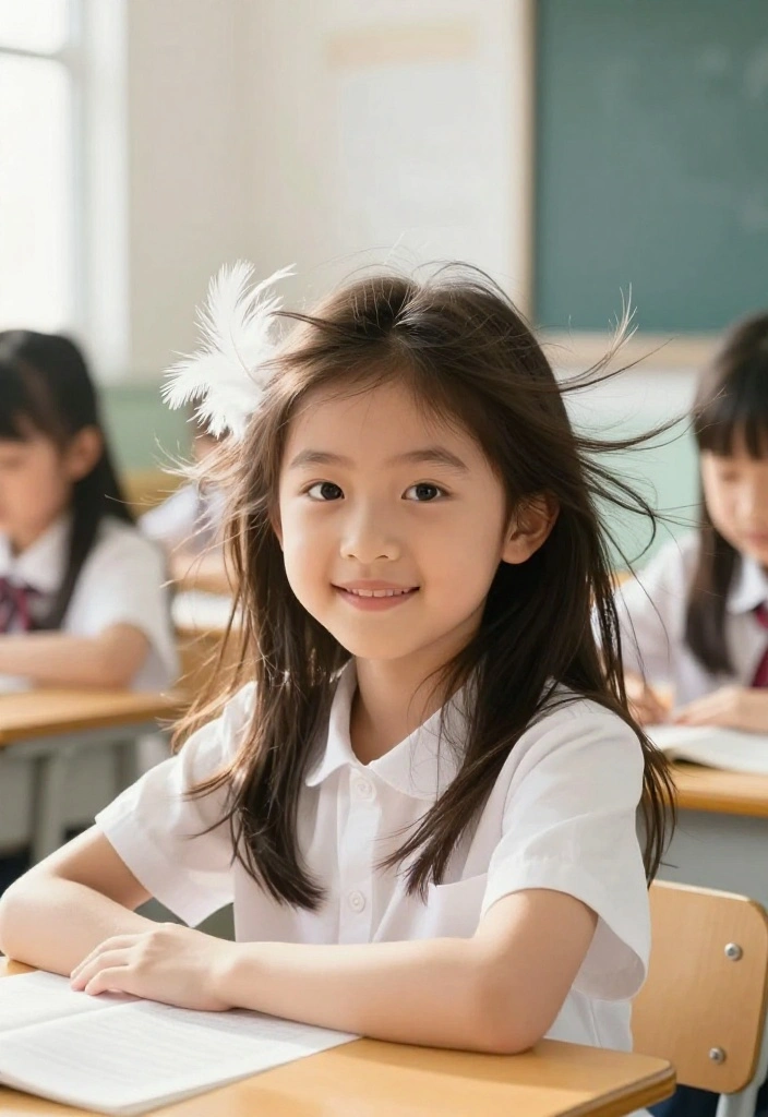 18 Fun Back to School Hairstyles That Take Under 5 Minutes - 11. Quick Feathered Look 1