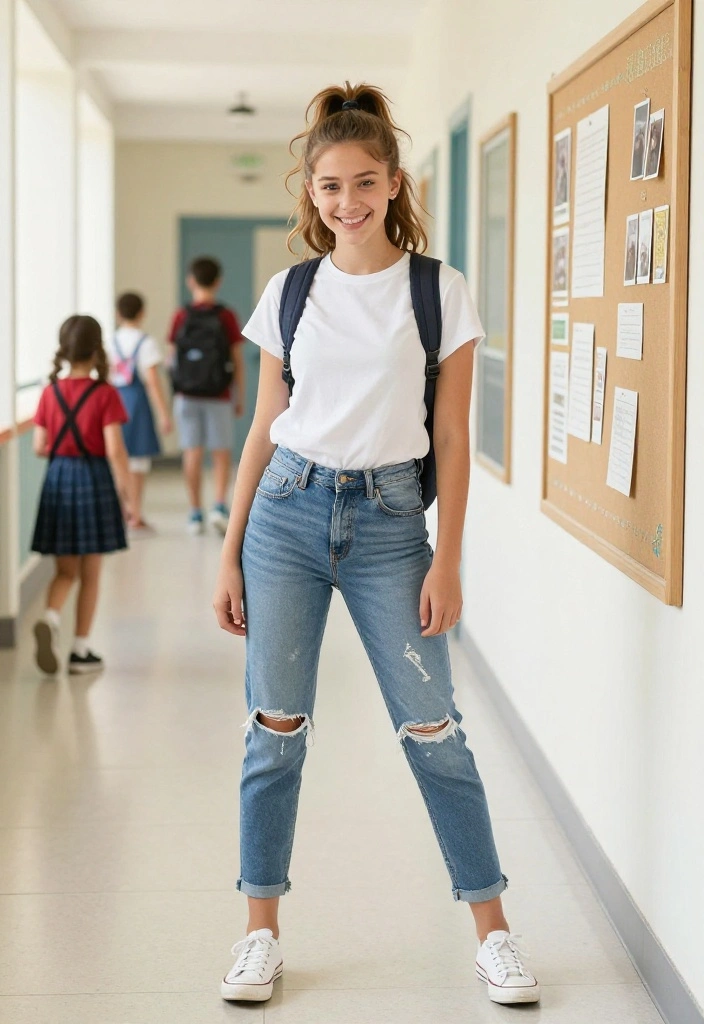 18 Fun Back to School Hairstyles That Take Under 5 Minutes - 14. Twisted Side Ponytail 1