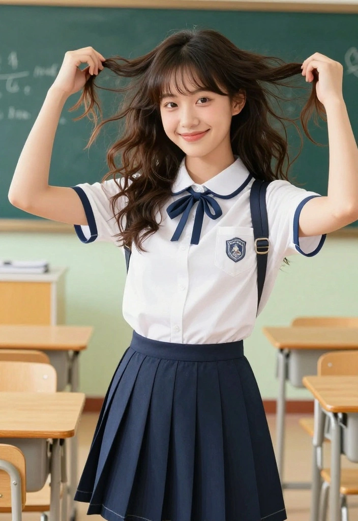18 Fun Back to School Hairstyles That Take Under 5 Minutes - 7. Quick Flip and Go 1