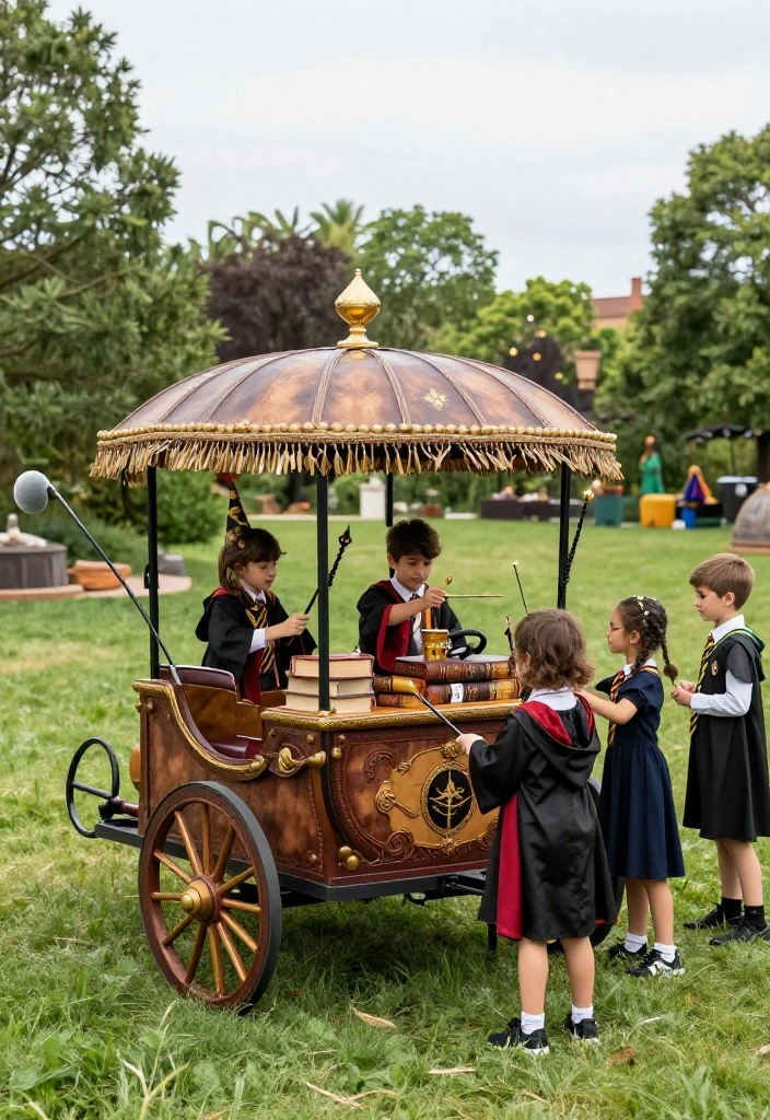 18+ Golf Cart Birthday Party Decor Ideas Your Kids Will Love - 10. Wizarding World Experience 1