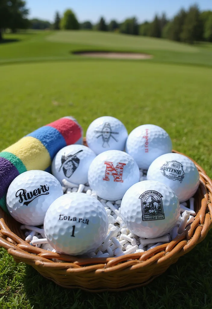 18 Golf Gift Basket Ideas: The Perfect Present for the Golfer in Your Life - 1. Personalized Golf Balls 1