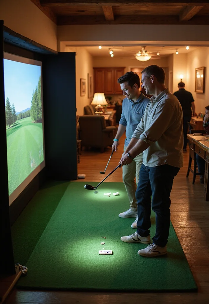 18 Golf Gift Basket Ideas: The Perfect Present for the Golfer in Your Life - 11. Golf Simulators and Games 1