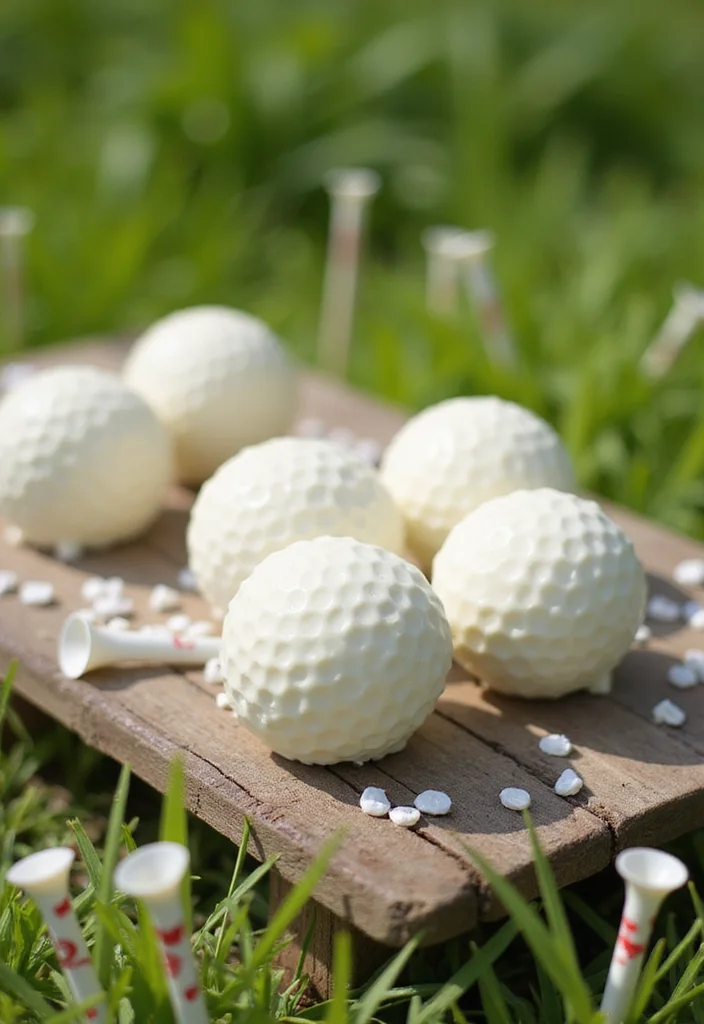 18 Golf Themed Desserts: Cakes, Cookies, and Treats for Any Event - 1. Golf Ball Cake Pops 1