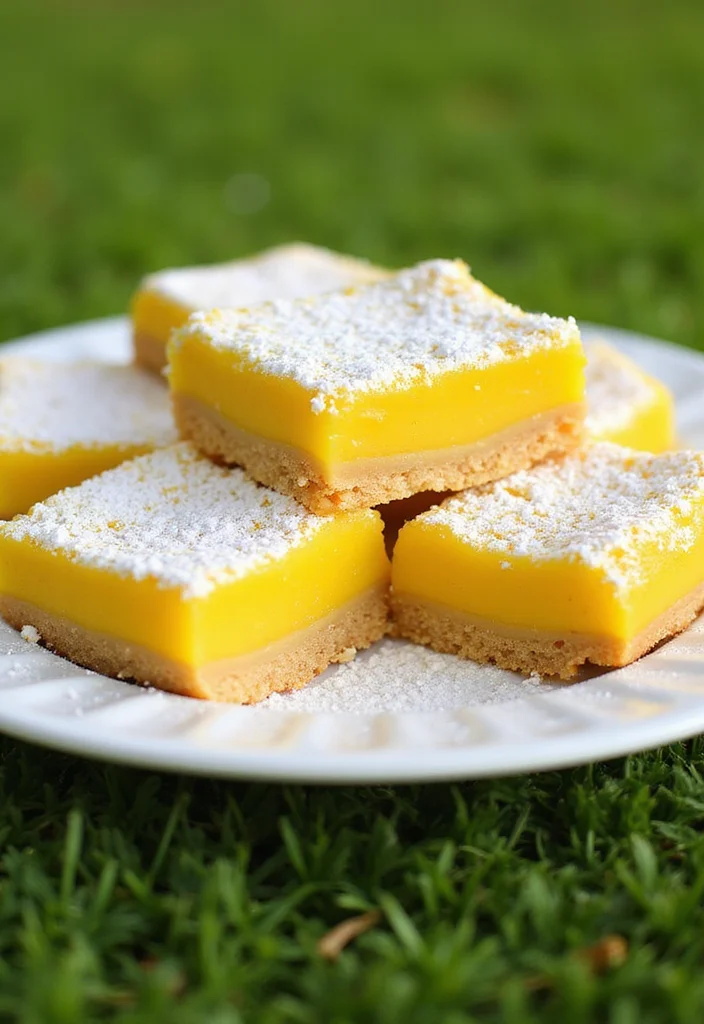 18 Golf Themed Desserts: Cakes, Cookies, and Treats for Any Event - 11. Eagle Eye Lemon Bars 1