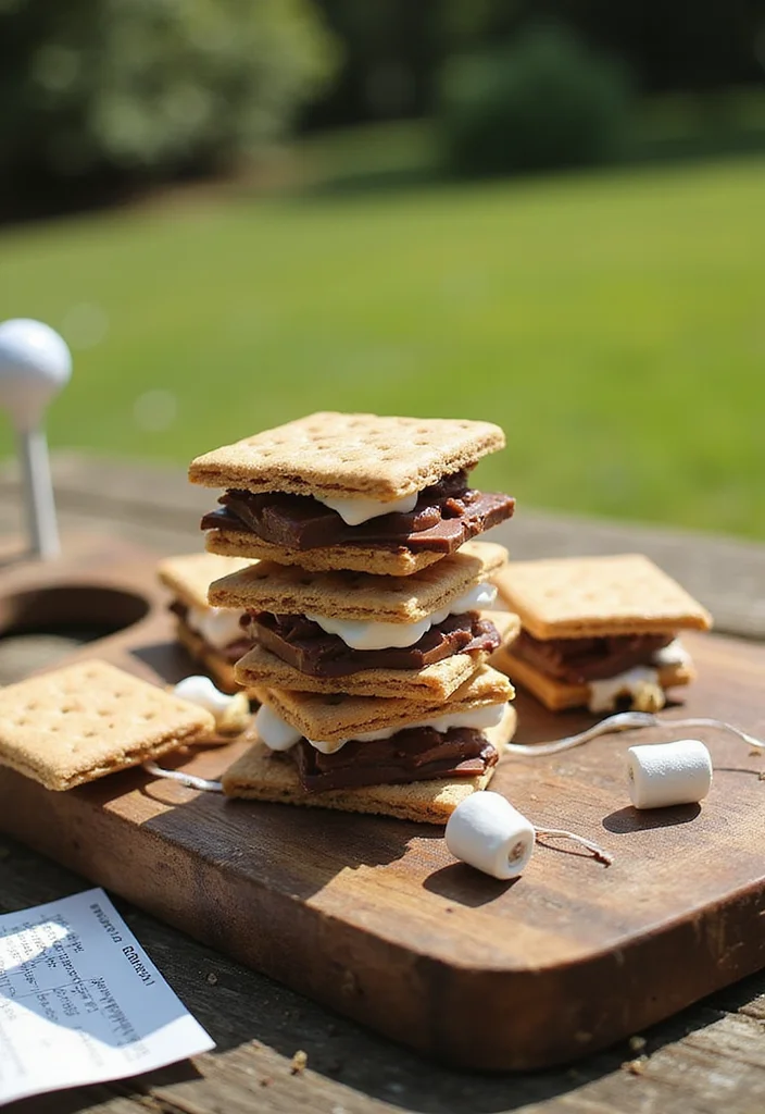 18 Golf Themed Desserts: Cakes, Cookies, and Treats for Any Event - 15. Scorecard S'mores 1