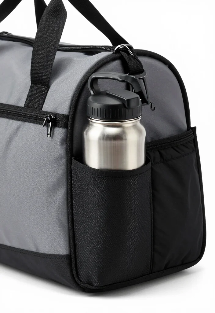 18 Gym Bag Organization Ideas to Keep All Your Essentials in Perfect Order - 4. Use a Water Bottle Holder 1