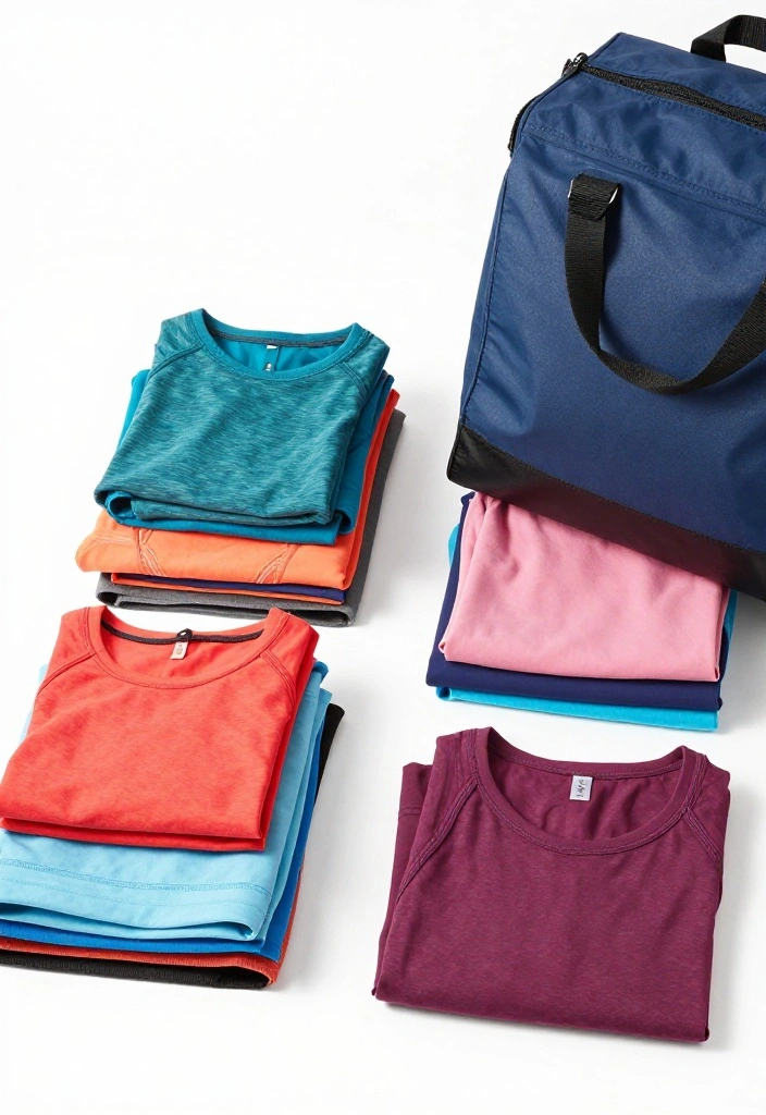 18 Gym Bag Organization Ideas to Keep All Your Essentials in Perfect Order - 6. Fold Clothes Neatly 1