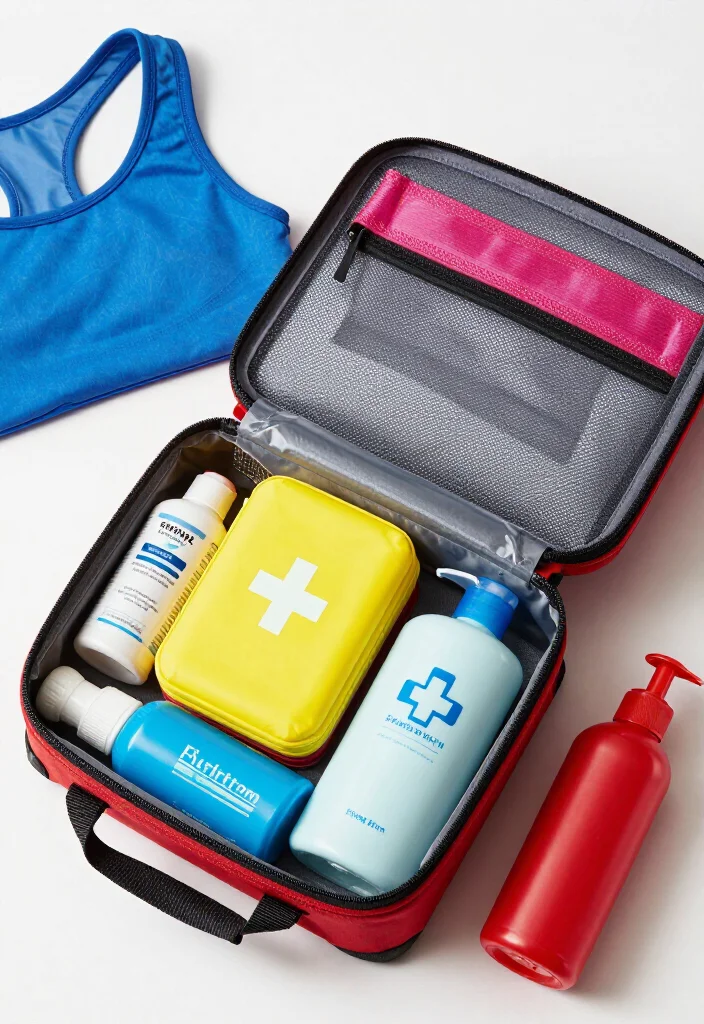18 Gym Bag Organization Ideas to Keep All Your Essentials in Perfect Order - 7. Keep a Mini First Aid Kit 1