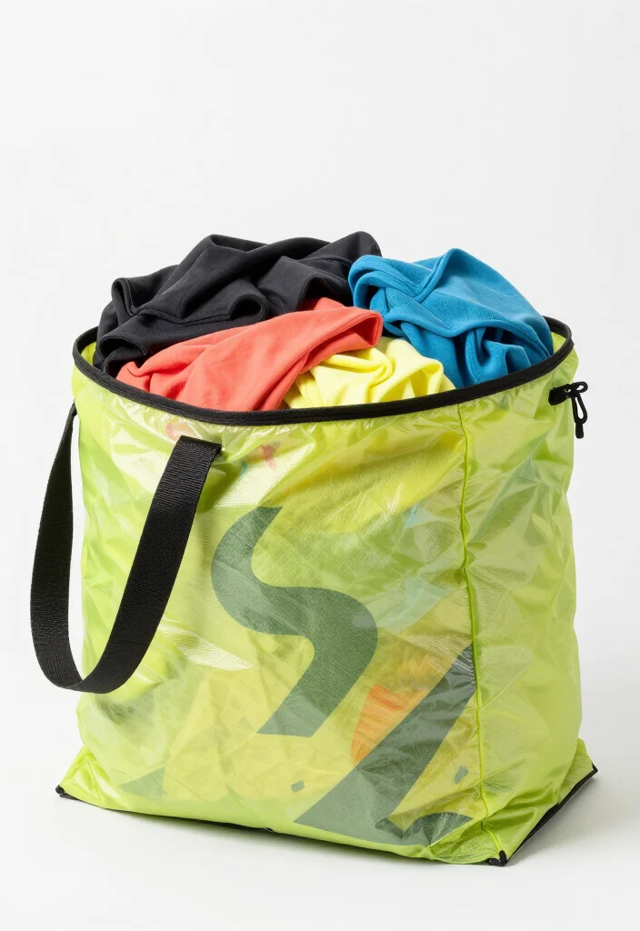 18 Gym Bag Organization Ideas to Keep All Your Essentials in Perfect Order - 9. Consider a Laundry Bag 1