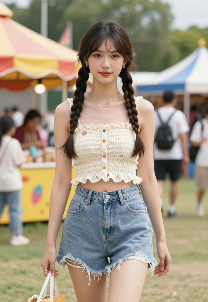18 Heat-Resistant Hot Weather Hairstyles for Super Long Locks - 13. Simple Braided Pigtails 1