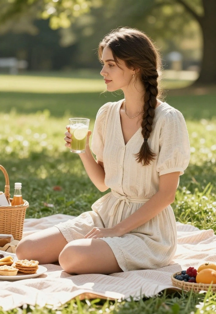 18 Heat-Resistant Hot Weather Hairstyles for Super Long Locks - 14. Classic Side Braid 1