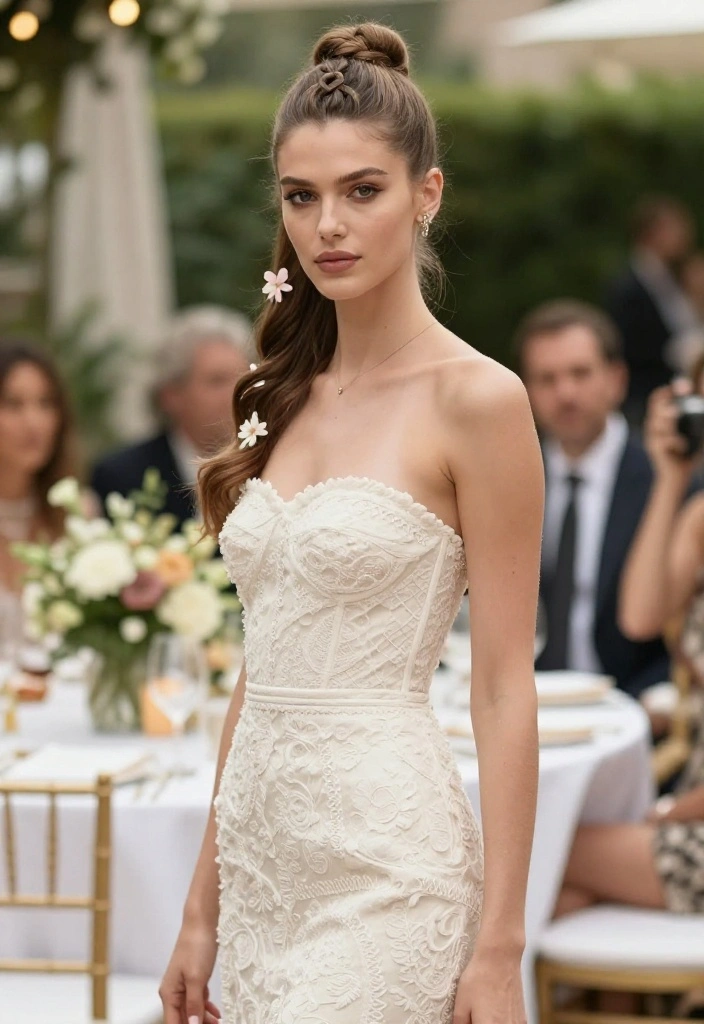 18 Heat-Resistant Hot Weather Hairstyles for Super Long Locks - 17. Twisted Updo 1