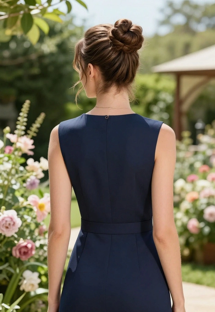 18 Heat-Resistant Hot Weather Hairstyles for Super Long Locks - 3. Elegant Top Knot 1