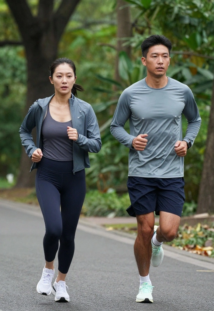 18 Matching Gym Outfit Sets for Couples Who Take Their Fitness Journey Seriously - 11. Layered Styles 1