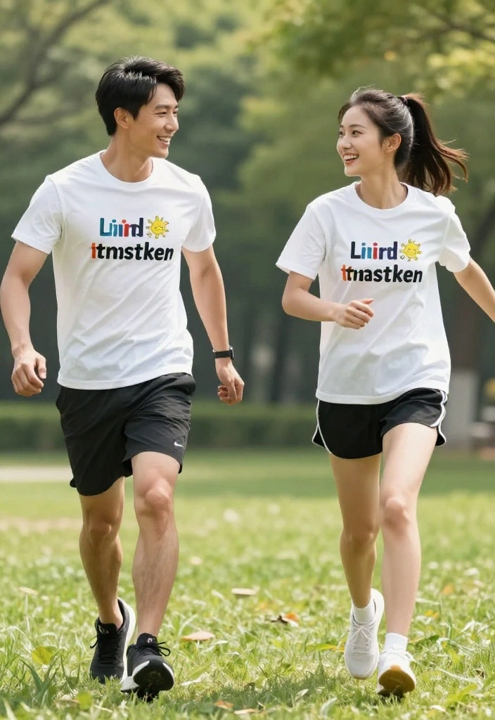 18 Matching Gym Outfit Sets for Couples Who Take Their Fitness Journey Seriously - 12. Fun Graphic Tees 1