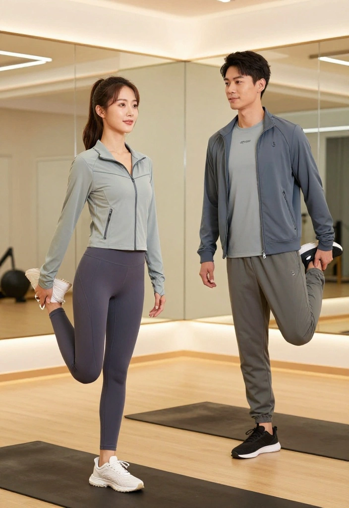 18 Matching Gym Outfit Sets for Couples Who Take Their Fitness Journey Seriously - 3. Sporty Chic Combo 1