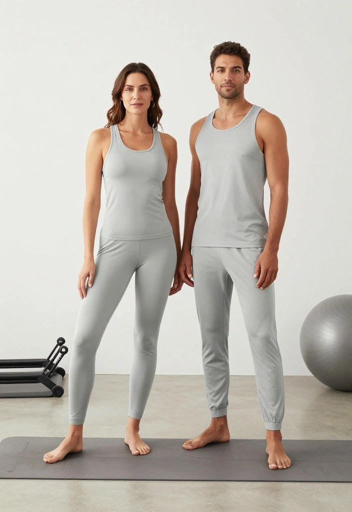 18 Matching Gym Outfit Sets for Couples Who Take Their Fitness Journey Seriously - 6. Minimalist Style 1