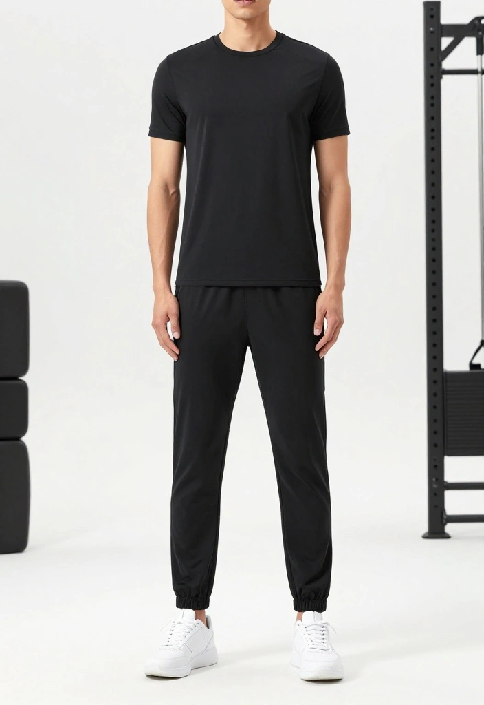 18 Men's Workout Outfit Sets That Make Getting Dressed for the Gym Effortless - 3. The Minimalist Look 1