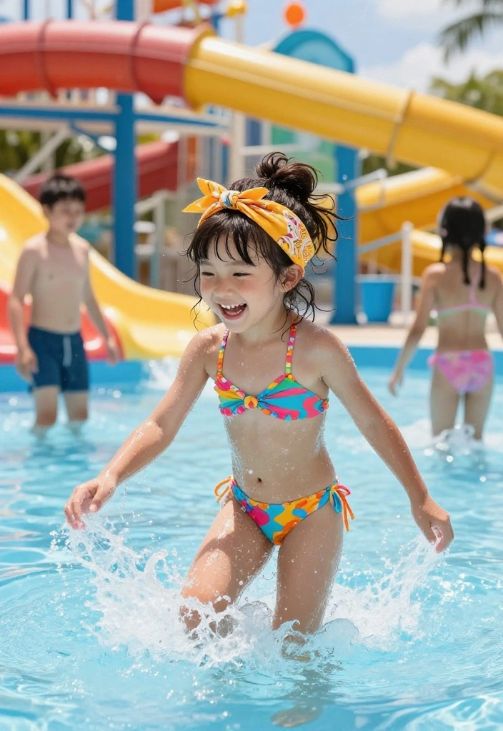18 Practical Waterpark Hairstyles Your Tweens and Teens Will Love - 3. Messy Bun with a Twist 1