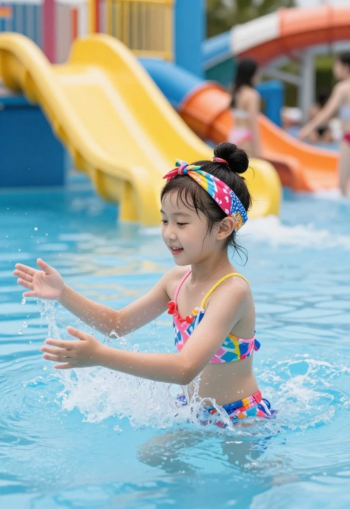 18 Practical Waterpark Hairstyles Your Tweens and Teens Will Love - 9. Top Knot with a Twist 1