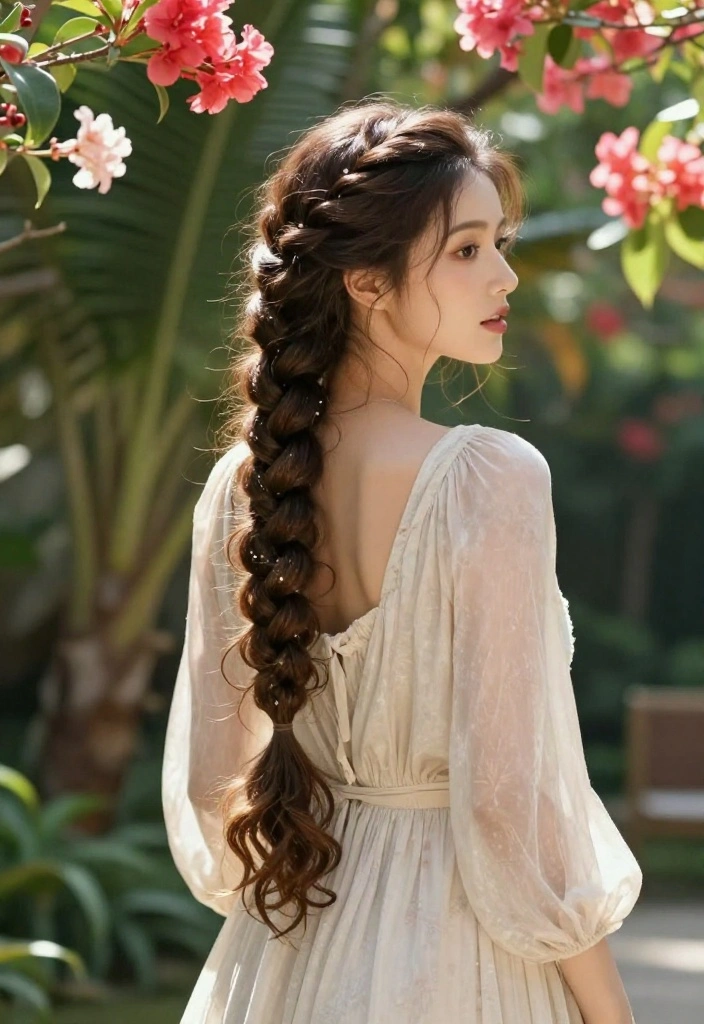 18 Protective Hot Weather Hairstyles to Try on Your Next Vacation - 16. Waterfall Braid 1