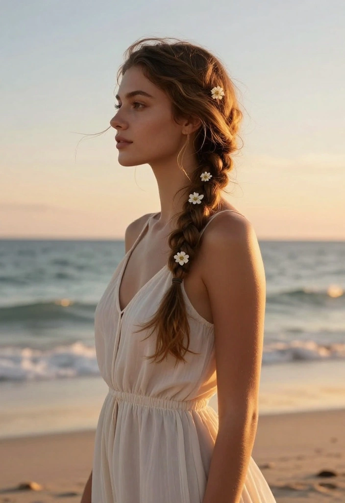 18 Protective Hot Weather Hairstyles to Try on Your Next Vacation - 6. Halo Braid 1