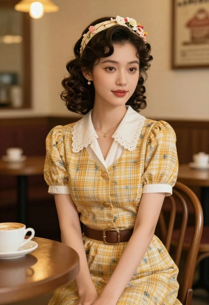 18 Quick Back to School Hairstyles Perfect for Medium Hair - 10. Vintage Rolls 1