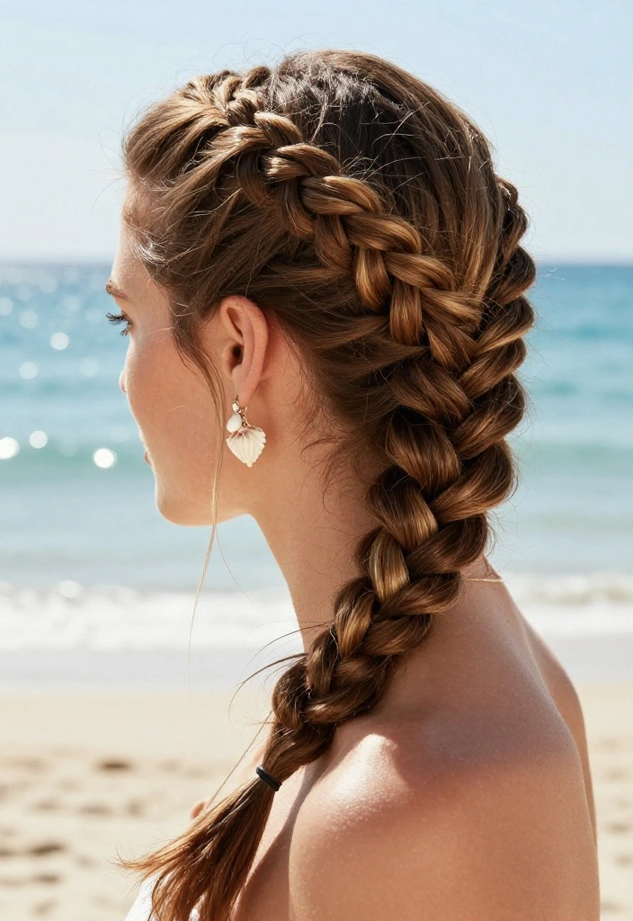 18 Quick Summer Updo Hairstyles for Medium Length Hair That Will Make You Look Fabulous! - 3. Braided Crown 1