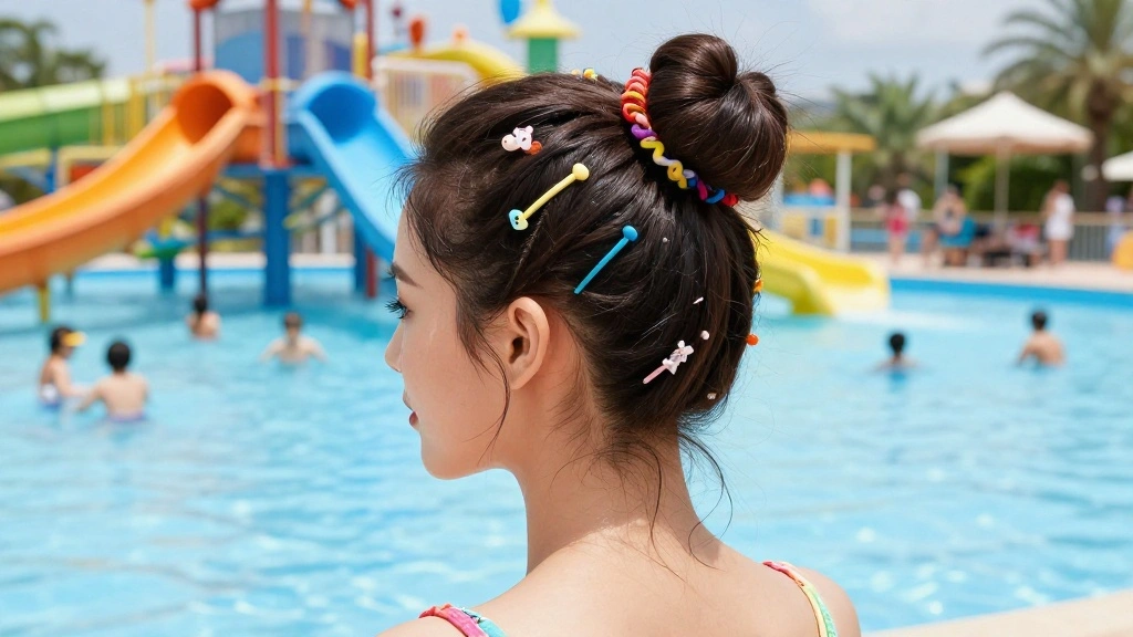 18 Secure Bun Waterpark Hairstyles Specifically for Long Hair