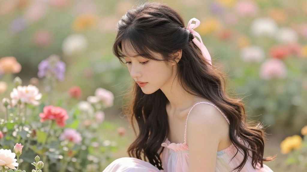 18 Simple Half-Up Hairstyles with Ribbon Ties for a Soft Look - Golfing Goal
