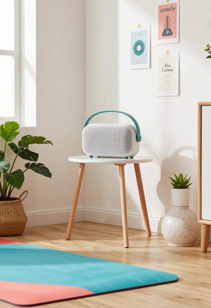 18 Small Home Gym Ideas That Fit in Apartments, Spare Rooms, and Tight Corners - 18. Create a Playlist Corner 1