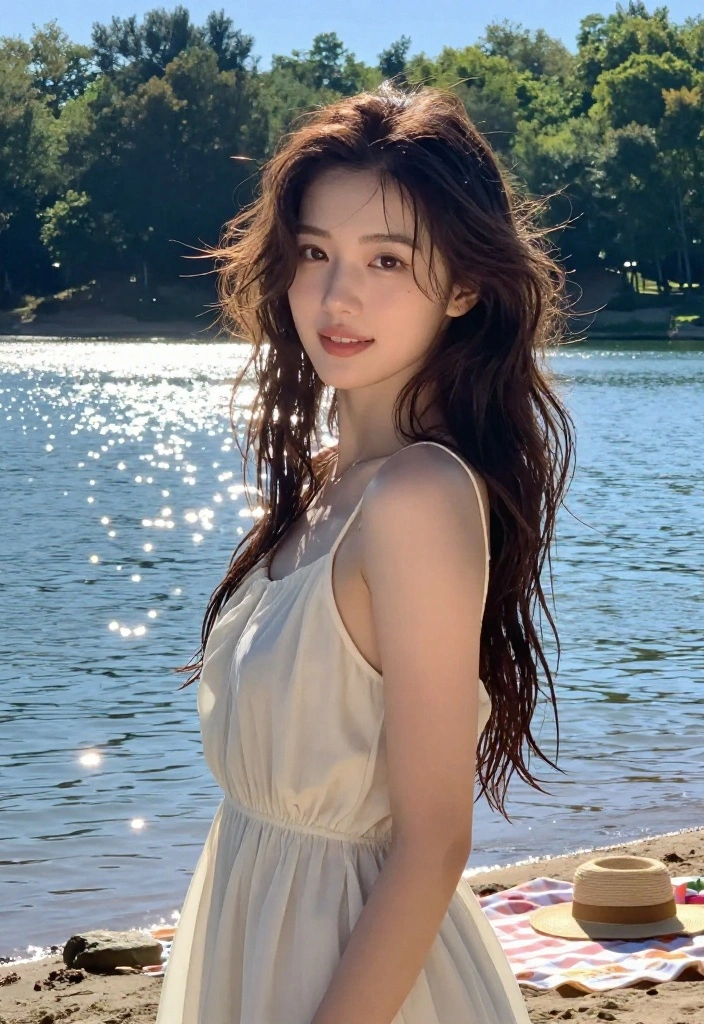 18 Sun-Kissed Lake Hairstyles That Look Amazing on Wet Hair - 1. Beachy Waves 1