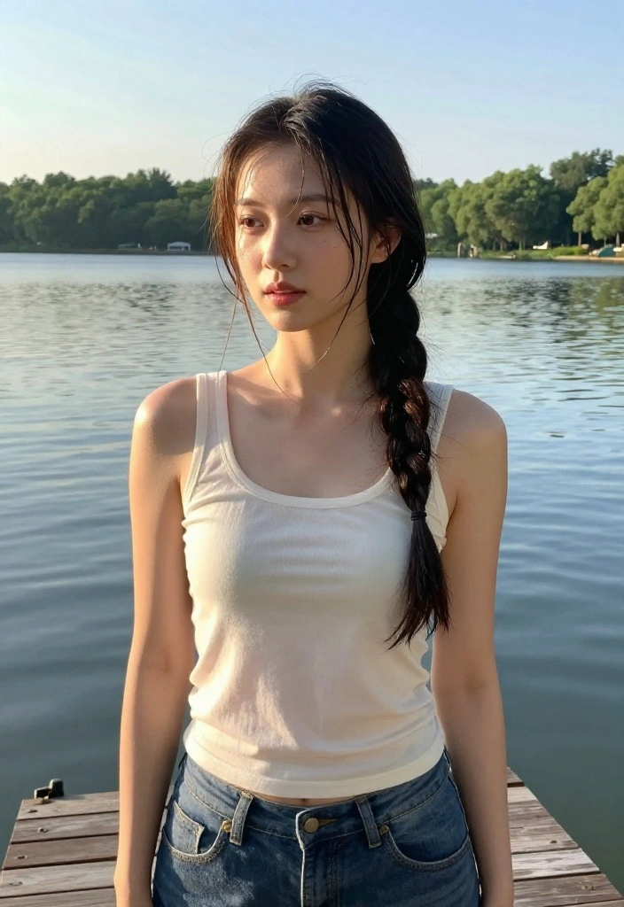 18 Sun-Kissed Lake Hairstyles That Look Amazing on Wet Hair - 9. Fishtail Braid 1