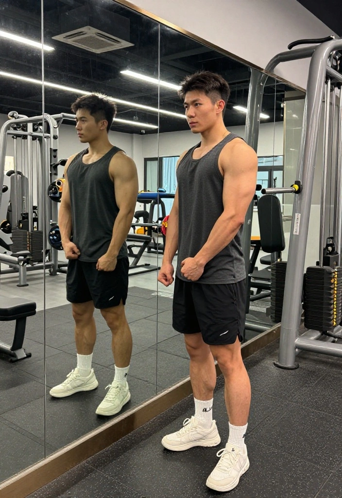18 Tips for Taking Better Gym Progress Photos With Just Your Smartphone Camera - 2. Find Your Best Angles 1