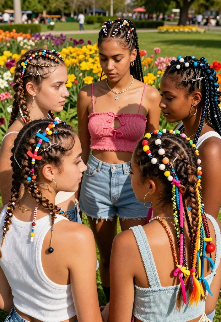 18 Y2K Inspired Summer Updo Hairstyles for Trendsetters - 3. Braided Crown Updo 1