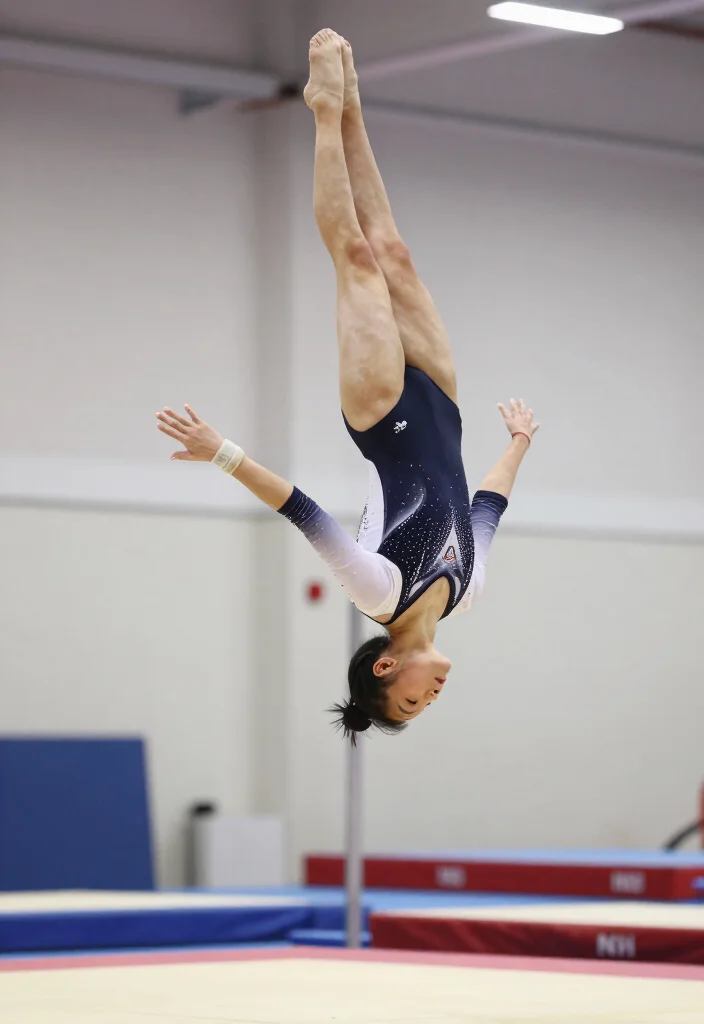 19 Advanced Gymnastics Poses to Work Toward After Nailing the Basics - 13. Double Backflip 1