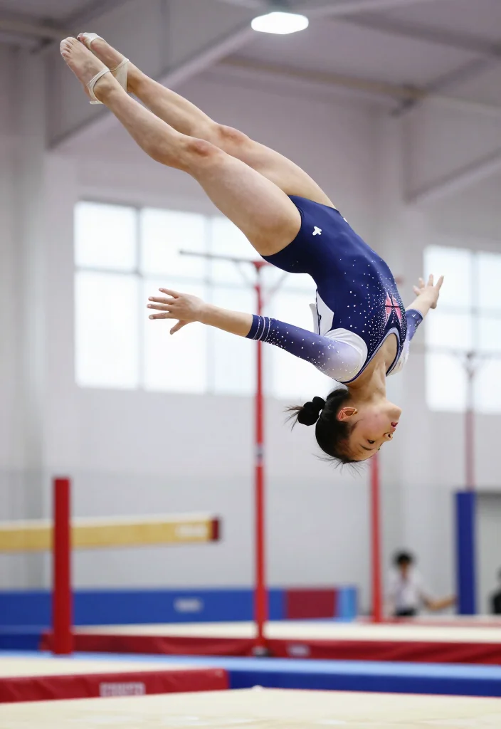 19 Advanced Gymnastics Poses to Work Toward After Nailing the Basics - 17. Back Tuck 1
