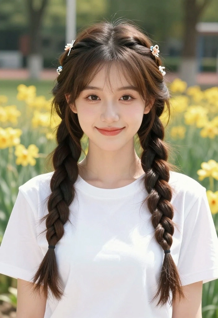 19 Aesthetic Back to School Hairstyles to Wow Your Friends - 11. Crown Braid 1