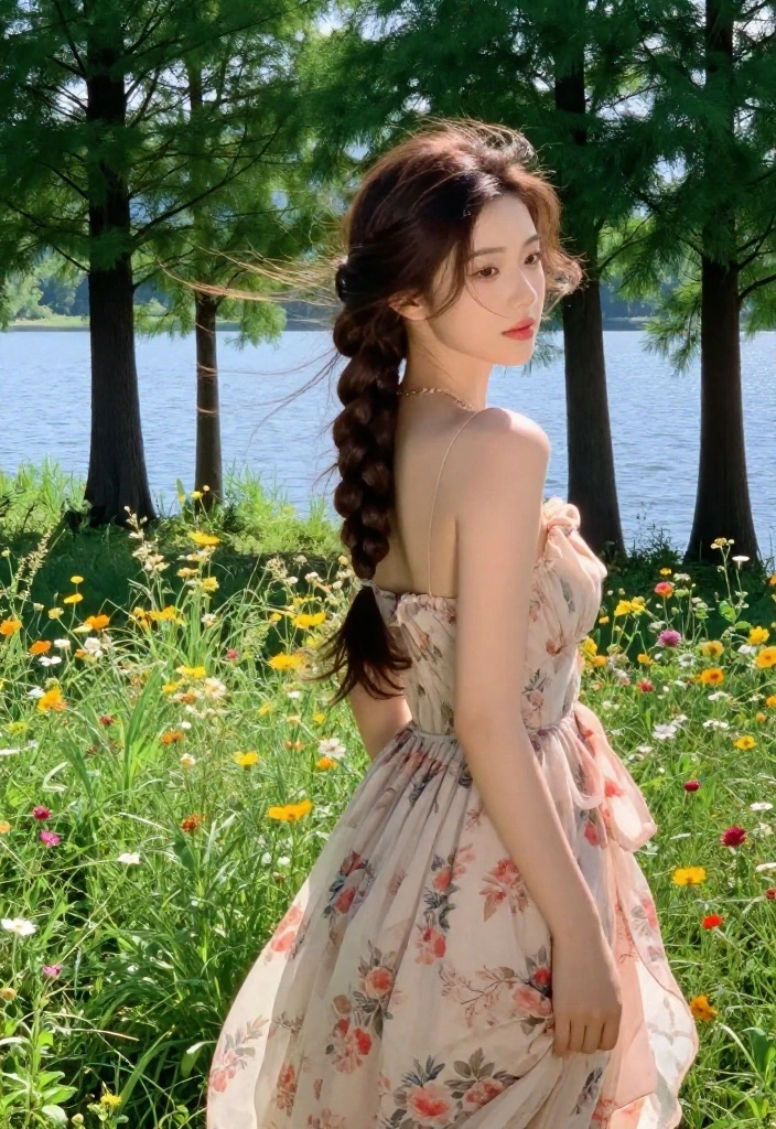 19 Aesthetic Lake Hairstyles Perfect for Your Next Cabin Trip - 3. Half-Up Braided Crown 1