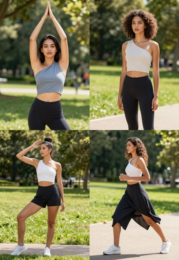 19 Affordable Casual Workout Outfits Under $30 That Still Look Pulled Together - 13. Unique Asymmetrical Tops 1