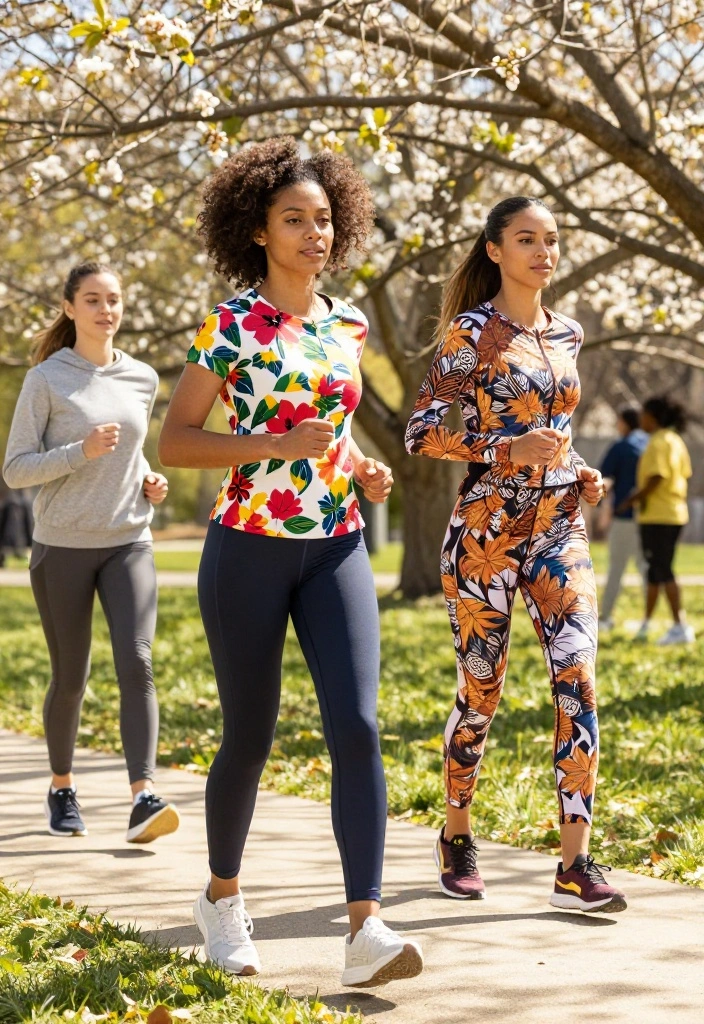 19 Affordable Casual Workout Outfits Under $30 That Still Look Pulled Together - 19. Seasonal Prints to Keep It Fresh 1